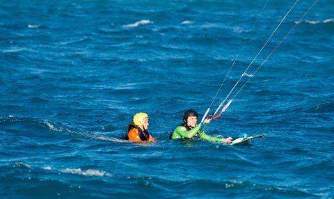kitesurf salvare rider bodydrag